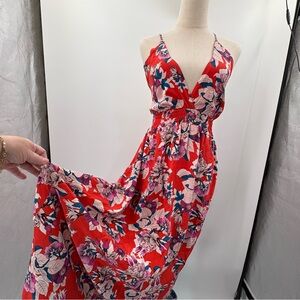 Yumi Kim Silk Floral Maxi Dress Has Pockets!